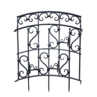 HTI-Living Nessa Schwarz Rankgitter mit Ornamenten HTI-Living Nessa Schwarz Rankgitter mit Ornamenten