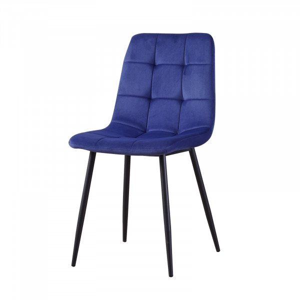 HTI-Living Mesa Velvet Blau Stuhl