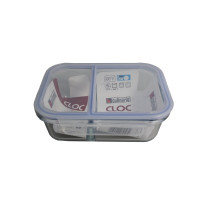 Neuetischkultur Glas mit Kunststoffdeckel Frischhaltedose Blau 930 ml Neuetischkultur Glas mit Kunststoffdeckel Frischhaltedose Blau 930 ml