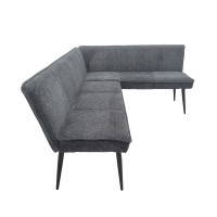 HTI-Living Mesilla kurzer Schenkel rechts Eckbank 195 x 154 cm Anthrazit HTI-Living Mesilla kurzer Schenkel rechts Eckbank 195 x 154 cm Anthrazit