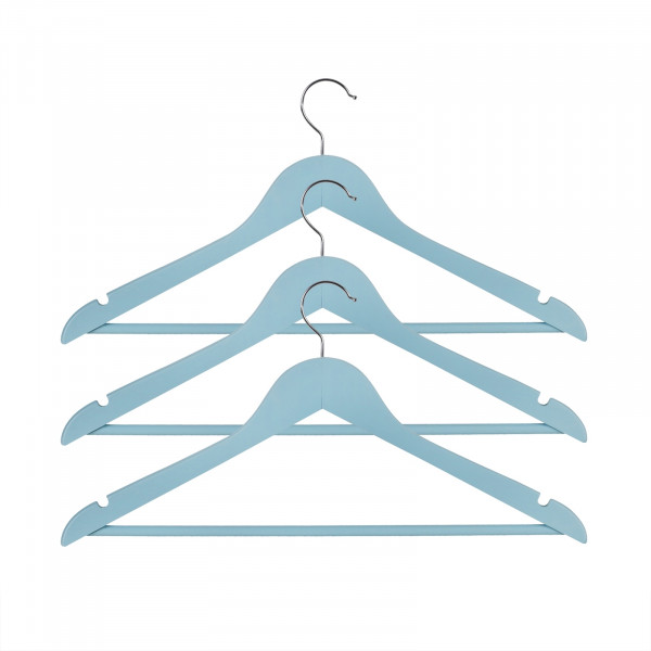 HTI-Living Holz Kleiderbügel 3er Set