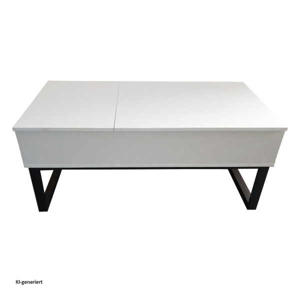 Couchtisch höhenverstellbar Thekla 10855 weiss