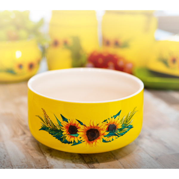 Neuetischkultur Sonnenblume Mikrowellen Keramik Schüssel 900 ml