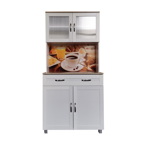 Küchenschrank Blanca Bistro weiß