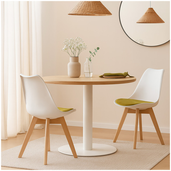 HTI-Living Skandinavisches Design trifft modernen Komfort 2er Set Stühle Atlanta