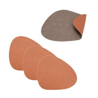 HTI-Living Cognac / Braun Tischset 4-teilig HTI-Living Cognac / Braun Tischset 4-teilig