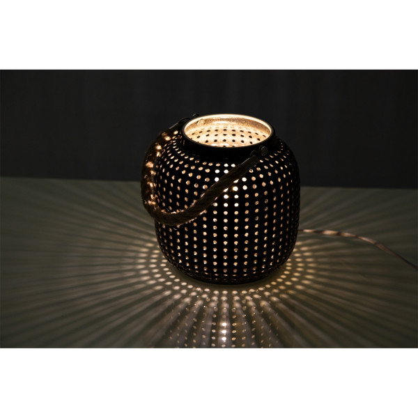 Nino Leuchten BOLA Tischlampe Schwarz