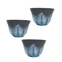 HTI-Living Feder Blau 3er-Set Blumentopf Nessa HTI-Living Feder Blau 3er-Set Blumentopf Nessa
