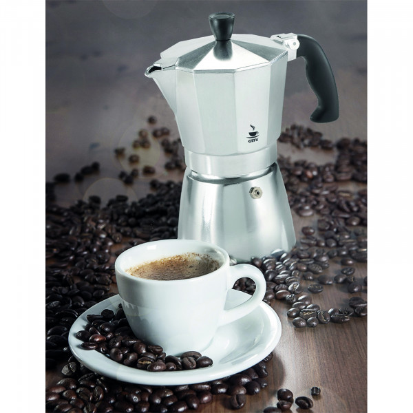 GEFU Lucino Espressokocher, Aluminium