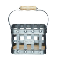 neuetischkultur Industrial Kitchen Metallkorb mit Henkel neuetischkultur Industrial Kitchen Metallkorb mit Henkel