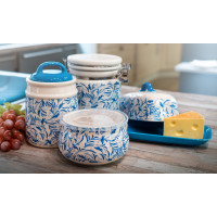 Vorschau: neuetischkultur Ornament Lebensmitteldose im Landhausstil 11 x 16 cm Vorschau: neuetischkultur Ornament Lebensmitteldose im Landhausstil 11 x 16 cm