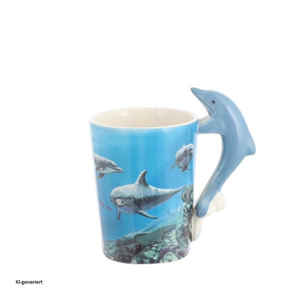 Becher Maritim, ca. 350ml;