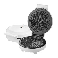 Lentz 1000 W Waffeleisen rund weiß Lentz 1000 W Waffeleisen rund weiß