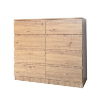 HTI-Living Thekla Artisaneiche Kommode 8 grifflose Schubladen HTI-Living Thekla Artisaneiche Kommode 8 grifflose Schubladen