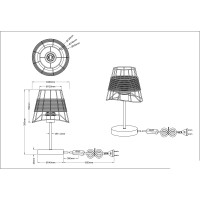 Vorschau: Nino Leuchten ESRA Tischlampe Vorschau: Nino Leuchten ESRA Tischlampe