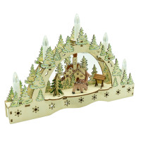 HTI-Living Futterkrippe LED Schwibbogen HTI-Living Futterkrippe LED Schwibbogen