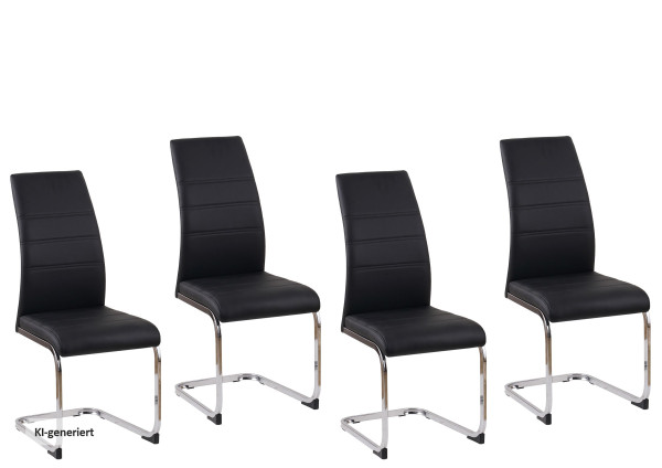 Schwingstuhl SallyC PU Schwarz