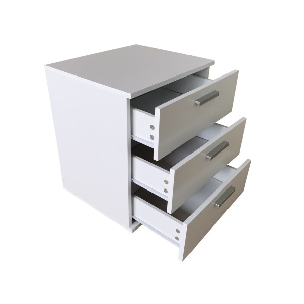 HTI-Line Nina mit 3 Schubladen Nachtschrank