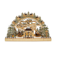 HTI-Living Seiffen Dorfmomente Lichterbogen LED HTI-Living Seiffen Dorfmomente Lichterbogen LED