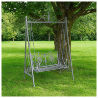 HTI-Living Valentine Garden Nostalgische Gartenschaukel aus Metall HTI-Living Valentine Garden Nostalgische Gartenschaukel aus Metall