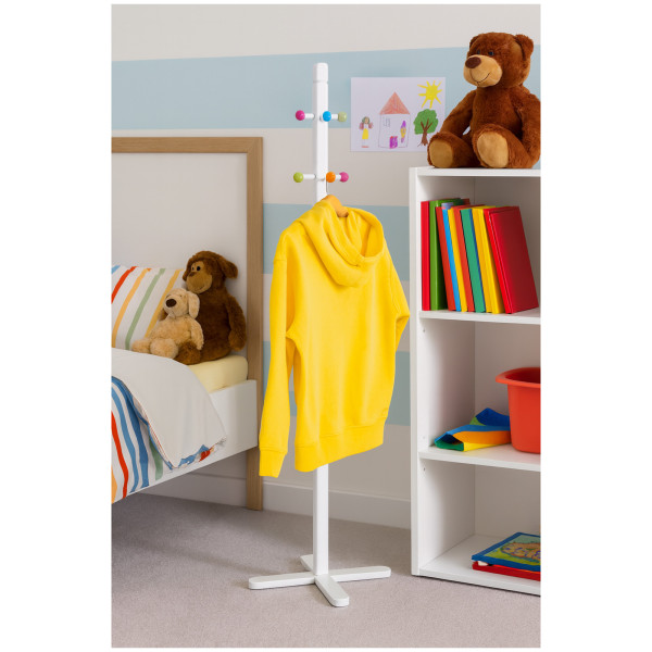HTI-Living Garderobenständer aus Holz, 124 cm hoch Kleiderständer für Kinderzimmer