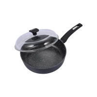 neuetischkultur Marble Black Schmorpfanne mit Deckel 28 cm neuetischkultur Marble Black Schmorpfanne mit Deckel 28 cm