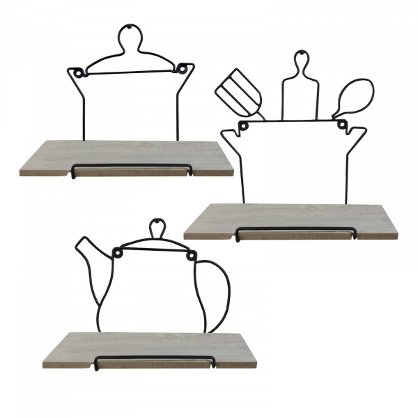 HTI-Living Viola 3er-Set Wandboard