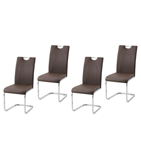 Schwingstuhl KellyC PU Braun
