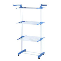 HTI-Living flexibel, platzsparend und ideal für Haushalt und Praktischer Wäscheständer mit Rollen HTI-Living flexibel, platzsparend und ideal für Haushalt und Praktischer Wäscheständer mit Rollen