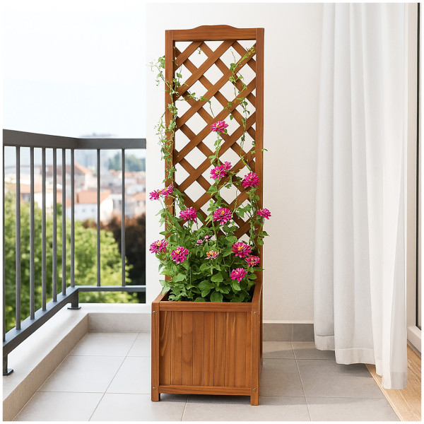 Blumenkasten Heidi 1 Small Braun