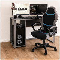 HTI-Living Marcel Blau Bürostuhl höhenverstellbar HTI-Living Marcel Blau Bürostuhl höhenverstellbar