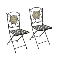 HTI-Line Marokko Metallstuhl 2er Set HTI-Line Marokko Metallstuhl 2er Set