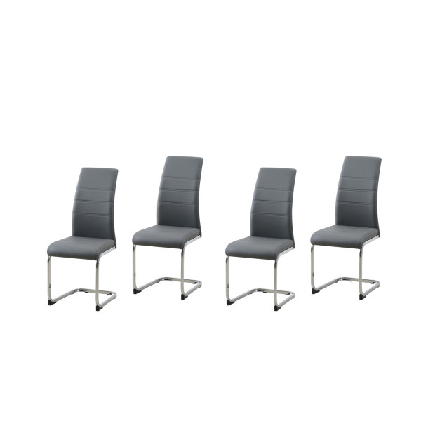 Schwingstuhl SallyC PU Grau