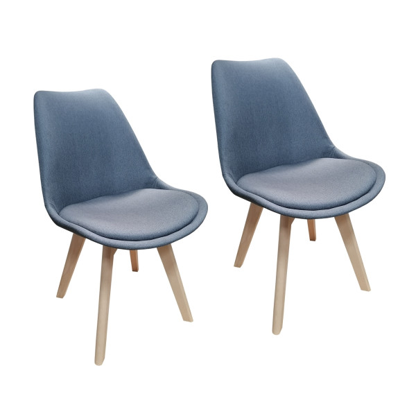 HTI-Living Atlanta Grau Esszimmerstuhl 2er Set