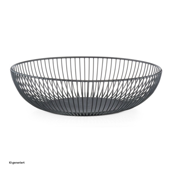 Metallkorb Obst Schwarz
