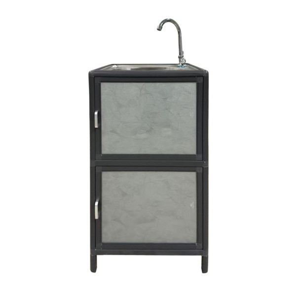 Outdoorspüle Gerti S 46x41x83cm grau