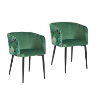 HTI-Living Destin Leaf Grün 2er-Set Esszimmerstuhl HTI-Living Destin Leaf Grün 2er-Set Esszimmerstuhl