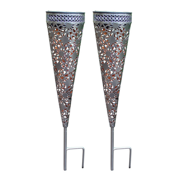 HTI-Living Luna Solarstecker Petal, 2er Set