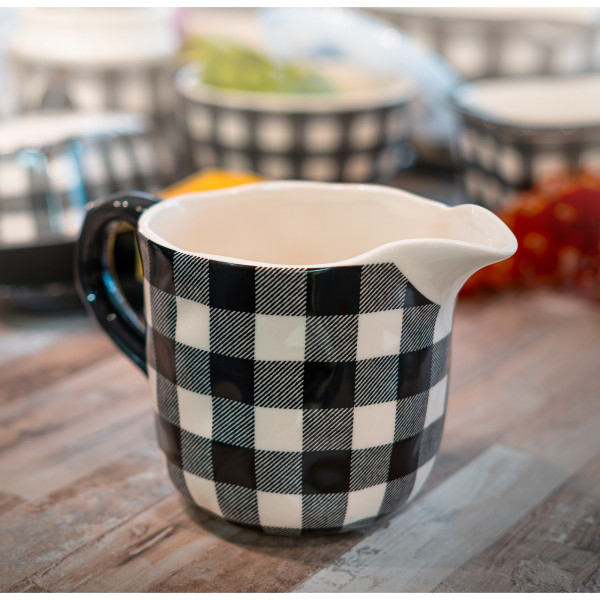 Neuetischkultur Squares Milchkrug aus Keramik 800 ml