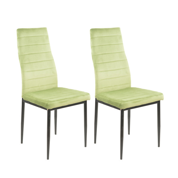 HTI-Living Memphis Velvet 2er-Set Stuhl