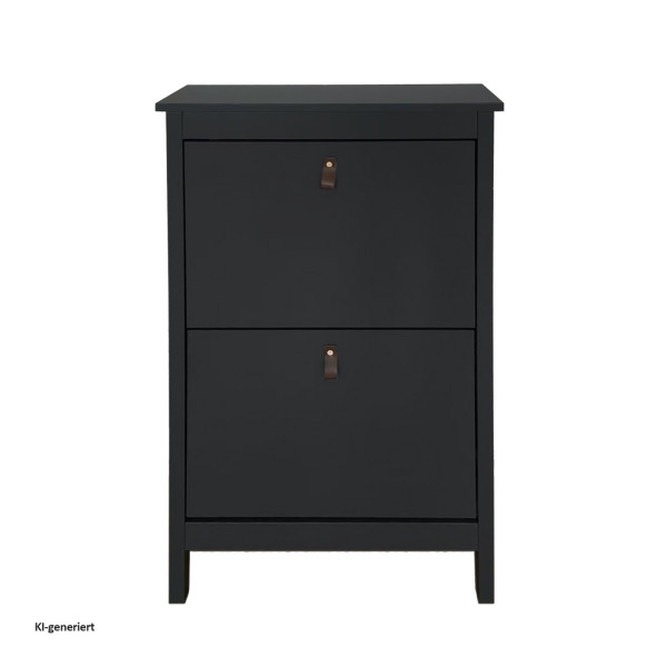 Schuhschrank Hayet Schwarz