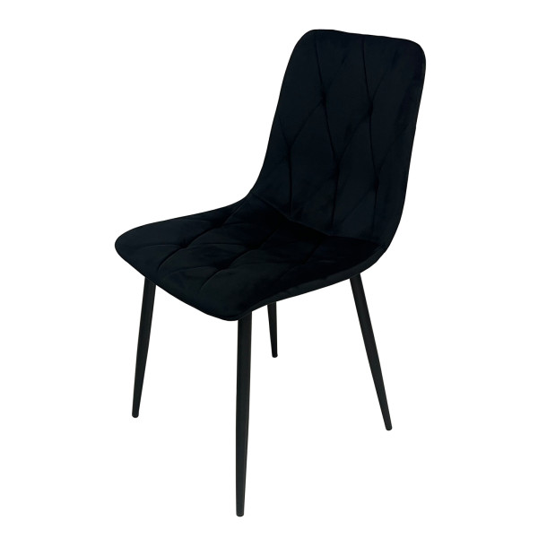 HTI-Living Velvet Schwarz Stuhl Mesa Eco