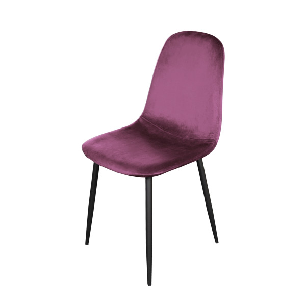 HTI-Living Savannah Pink Esszimmerstuhl Samt 1 Stück