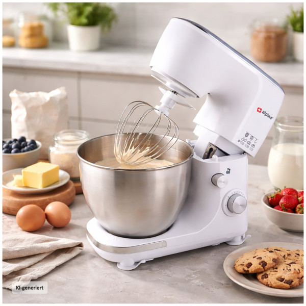 Küchenmaschine 5L weiß Alpina 800W