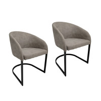 HTI-Living Vemal Grau 2er-Set Stuhl HTI-Living Vemal Grau 2er-Set Stuhl