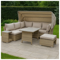 HTI-Living 6-teiliges Set Gartenlounge HTI-Living 6-teiliges Set Gartenlounge