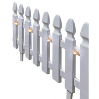 HTI-Living Palisade 4-teilig Weiß Zierzaun Nessa Solar HTI-Living Palisade 4-teilig Weiß Zierzaun Nessa Solar