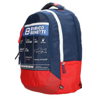 Blau-Rot Rucksack Laptoptasche Blau-Rot Rucksack Laptoptasche