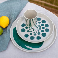Vorschau: Koziol CONNECT PLATE MONSTERA DOTS Kleiner Teller 20,5 cm 4er-Set Vorschau: Koziol CONNECT PLATE MONSTERA DOTS Kleiner Teller 20,5 cm 4er-Set