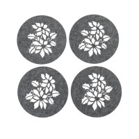 HTI-Living Filz mit Blumendruck Platzset 4-teilig HTI-Living Filz mit Blumendruck Platzset 4-teilig